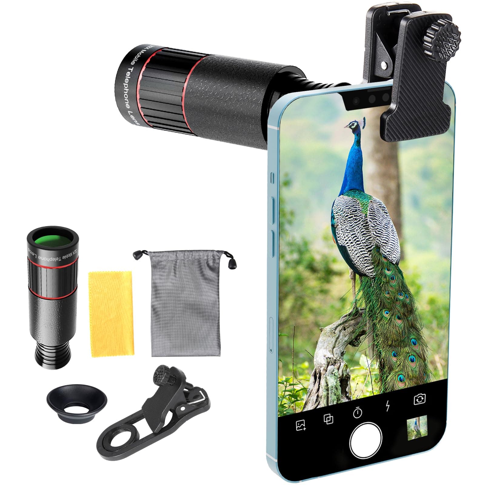32x Telephoto Zoom Lens for Smartphones image 1