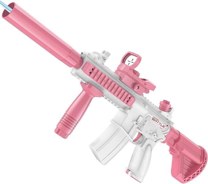 An Electric Water Gun That Shoots 32 Feet and Also Connects to a Water Bottle image 1